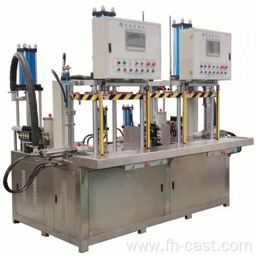 Double-station four-column type 20T wax injection machine